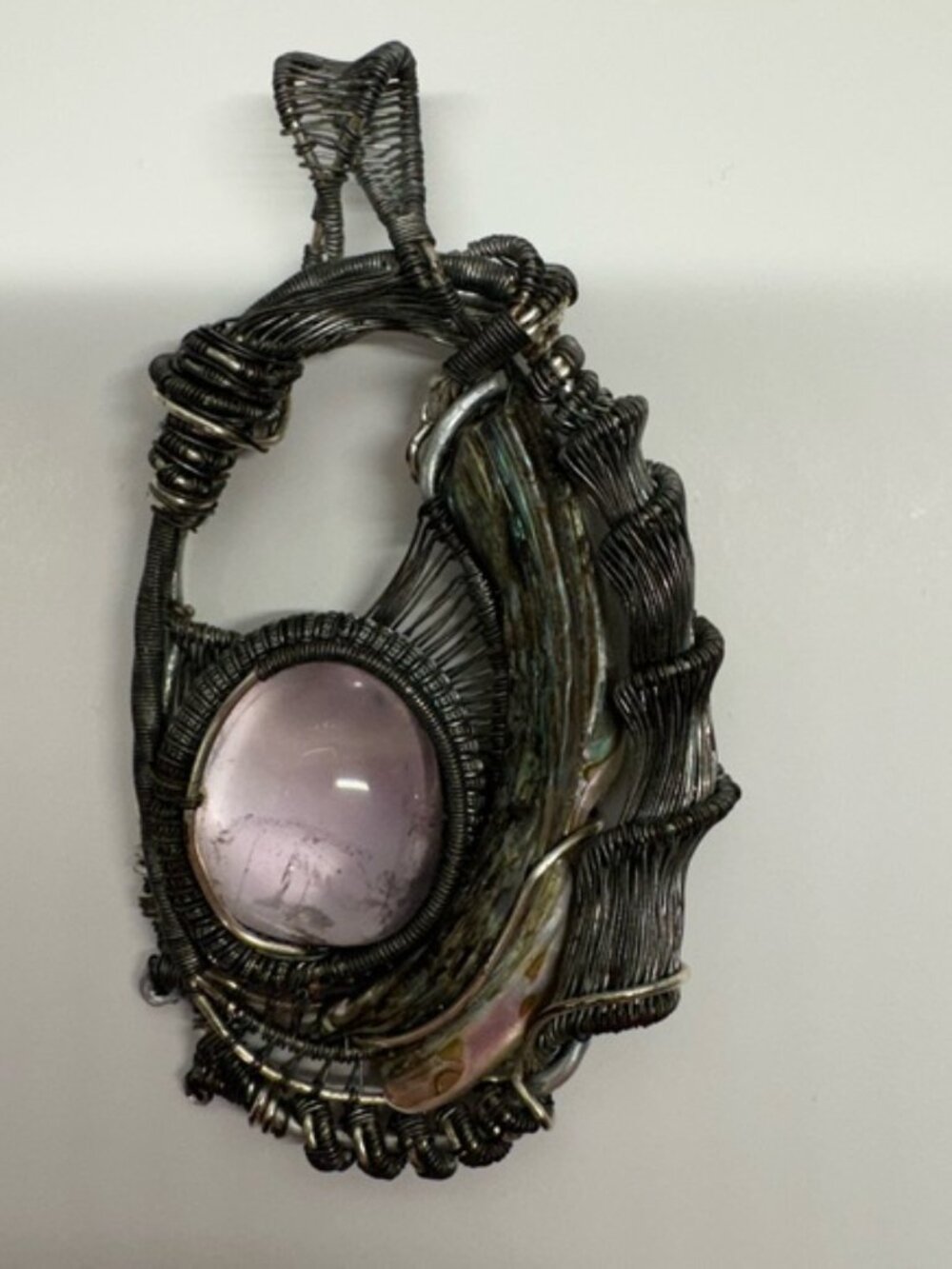 Wire Wrapped Pendant | Handmade